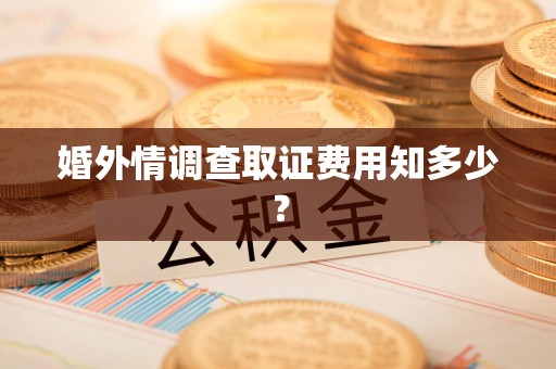 福安婚外情调查取证费用知多少？