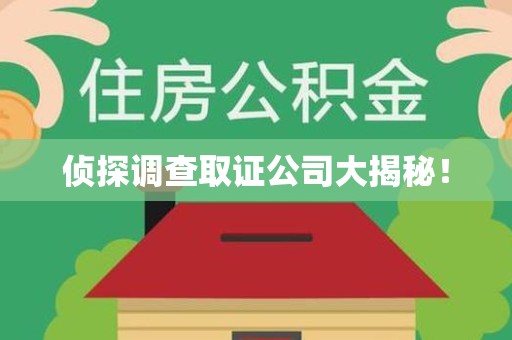福安侦探调查取证公司大揭秘！